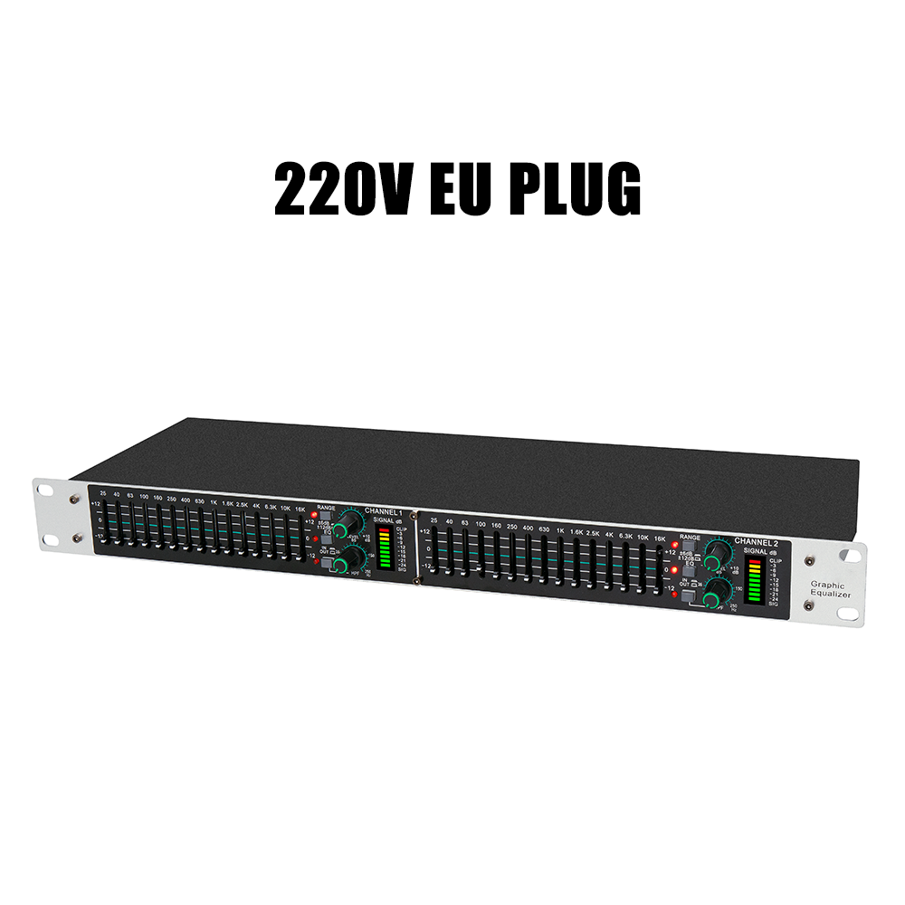 Audio Music Equalizer - Eq215 Çift 15 Bantlı Grafik Ekolayzır