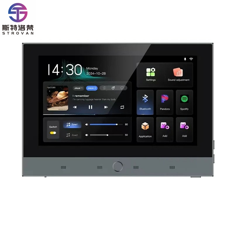 Audio Music System For Home - Dokunmatik Ekranlı Uzaktan Kumandalı Kablosuz WiFi