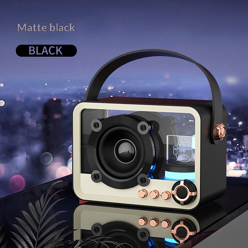 Audio Music Equalizer - Şeffaf Kablosuz Hoparlör Mecha Bluetooth Taşınabilir