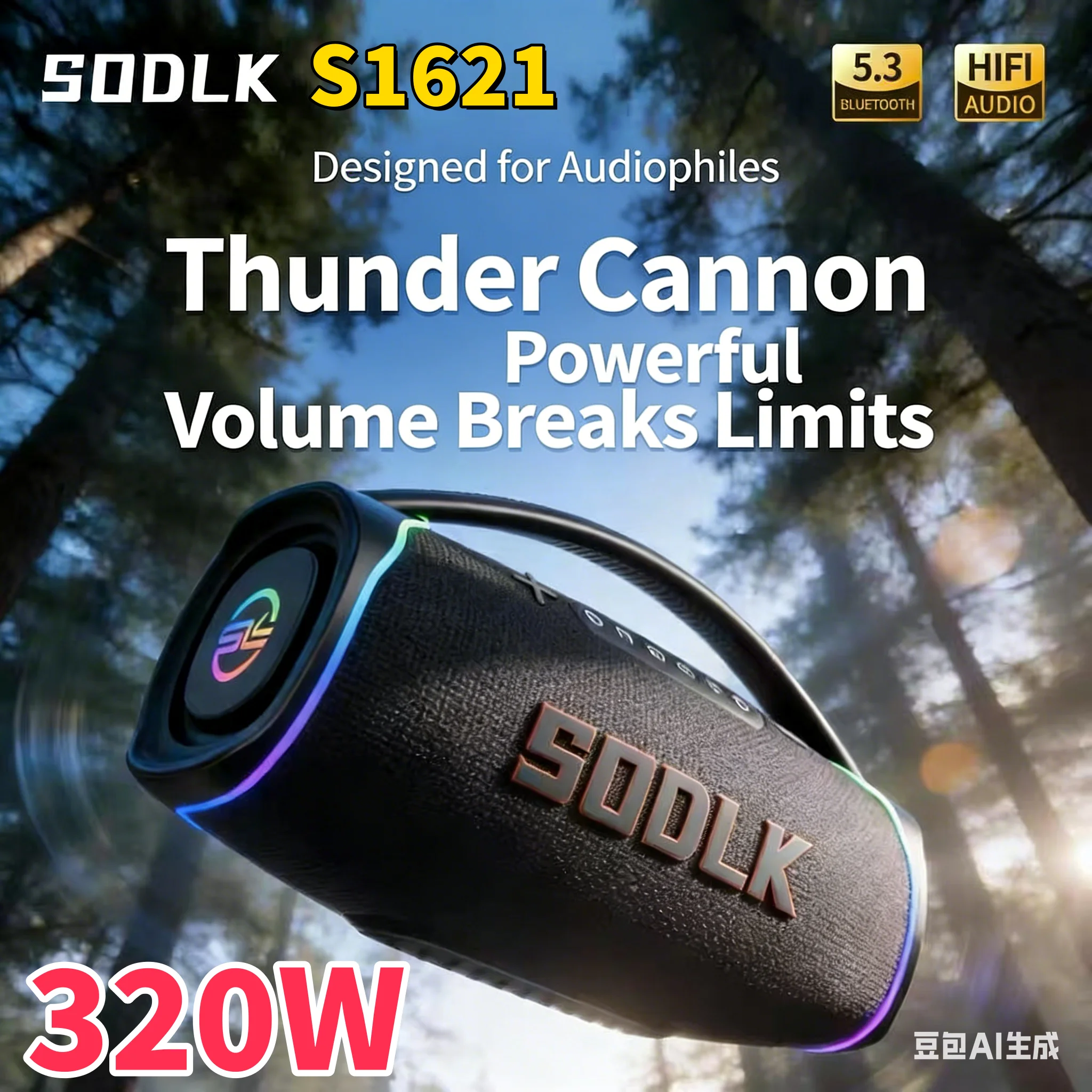 SODLK S1621 Yeni Model 320W Ta - Apple Music Audio Quality incelemesi ve fiyatı