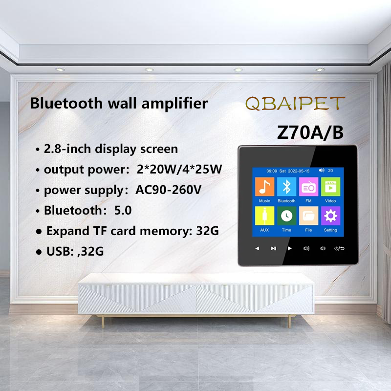 Ev Bluetooth Duvar Amplifikatö - Audio Music System For Home incelemesi ve fiyatı