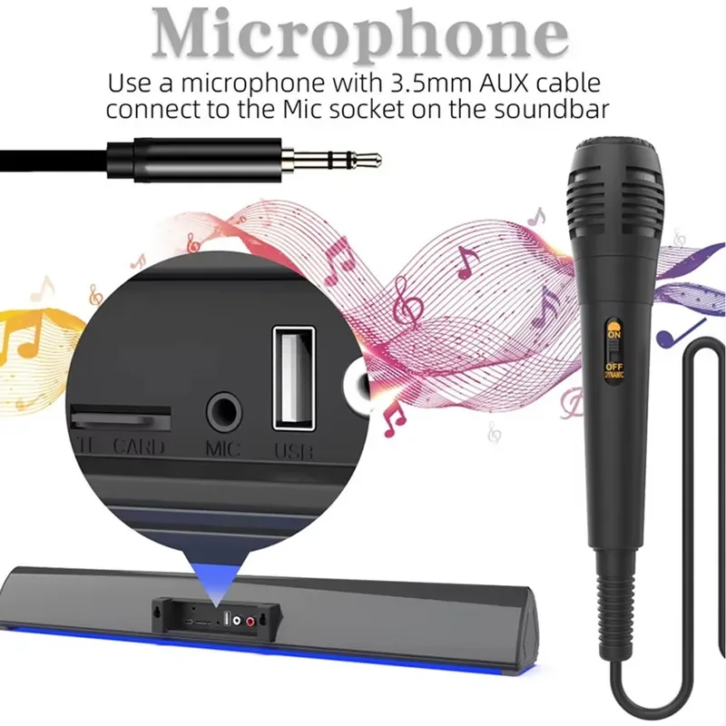 60W kablosuz TV PC soundbar'da - Audio Music System For Home incelemesi ve fiyatı
