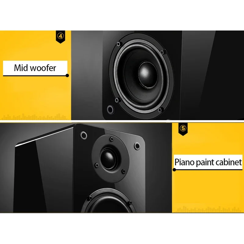 60W 4 İnç Raf Tipi Hoparlörler - Audio Music System For Home incelemesi ve fiyatı