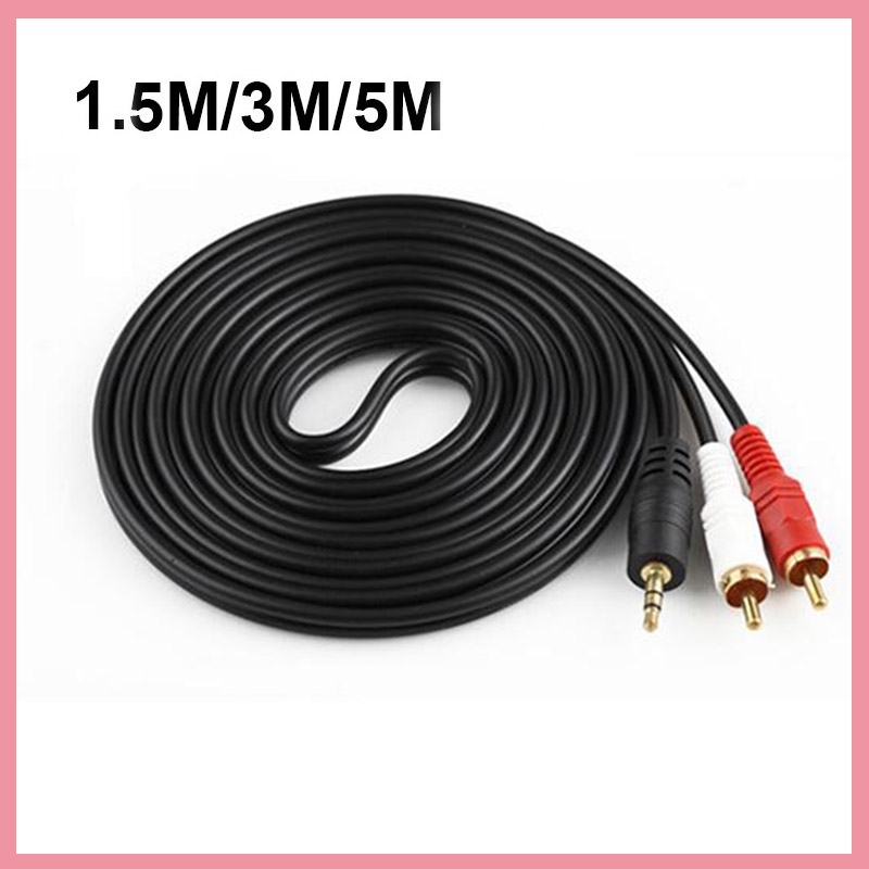 3.5mm Stereo Erkek Fiş - 2 RCA - Audio Music Player Pc incelemesi ve fiyatı