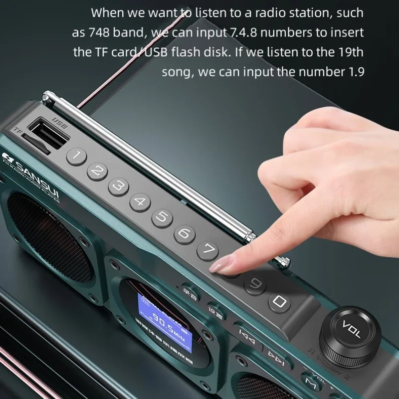 Taşınabilir F28 FM Radyo Hi-fi - Audio Music Lyrics incelemesi ve fiyatı
