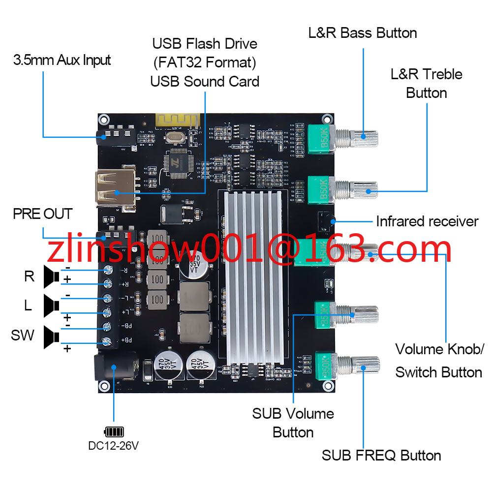 2*60W+150W Subwoofer Bluetooth - Audio Music Equalizer incelemesi ve fiyatı