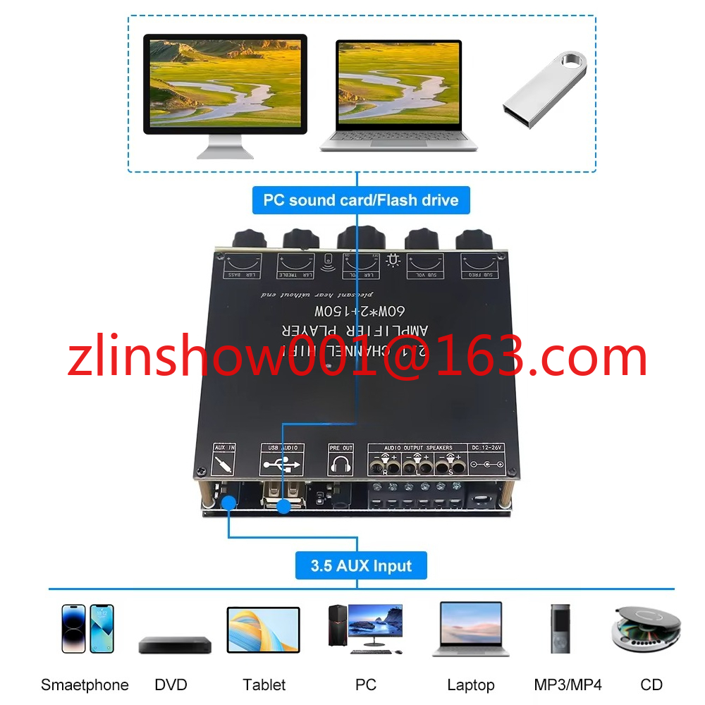 2*60W+150W Subwoofer Bluetooth - Audio Music Equalizer incelemesi ve fiyatı