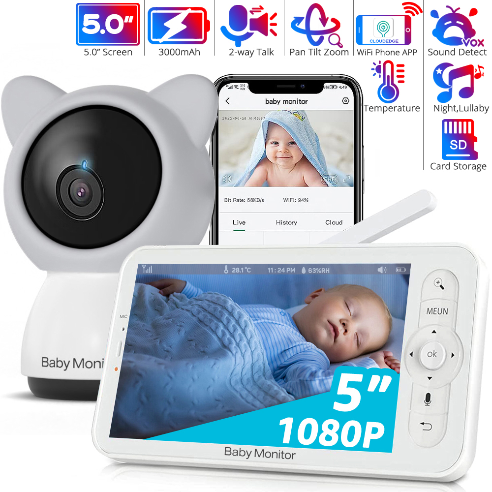 APP'li WiFi Bebek Monitörü, 5  - Audio Hd Music incelemesi ve fiyatı